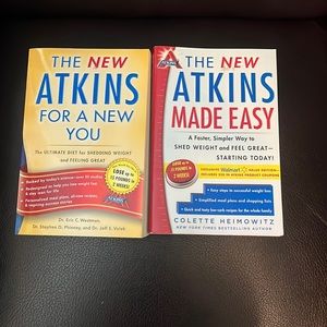 Set of 2 Atkinson diet books